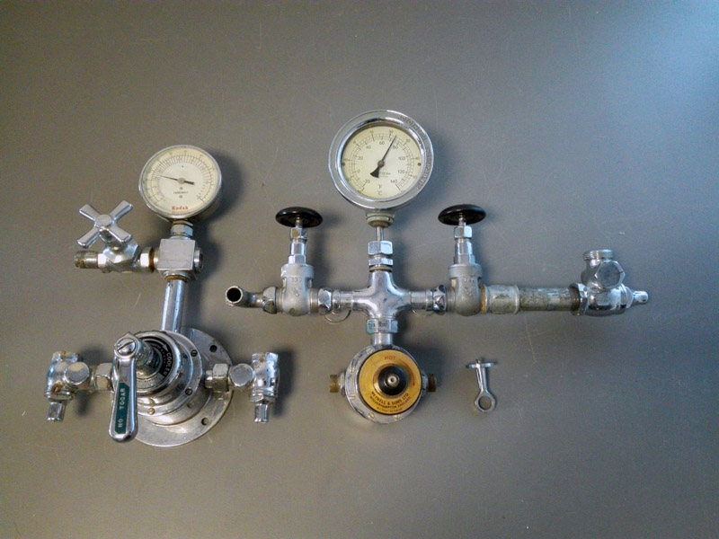 grifo arbol instrumento medicion termometro kodak inox cristal